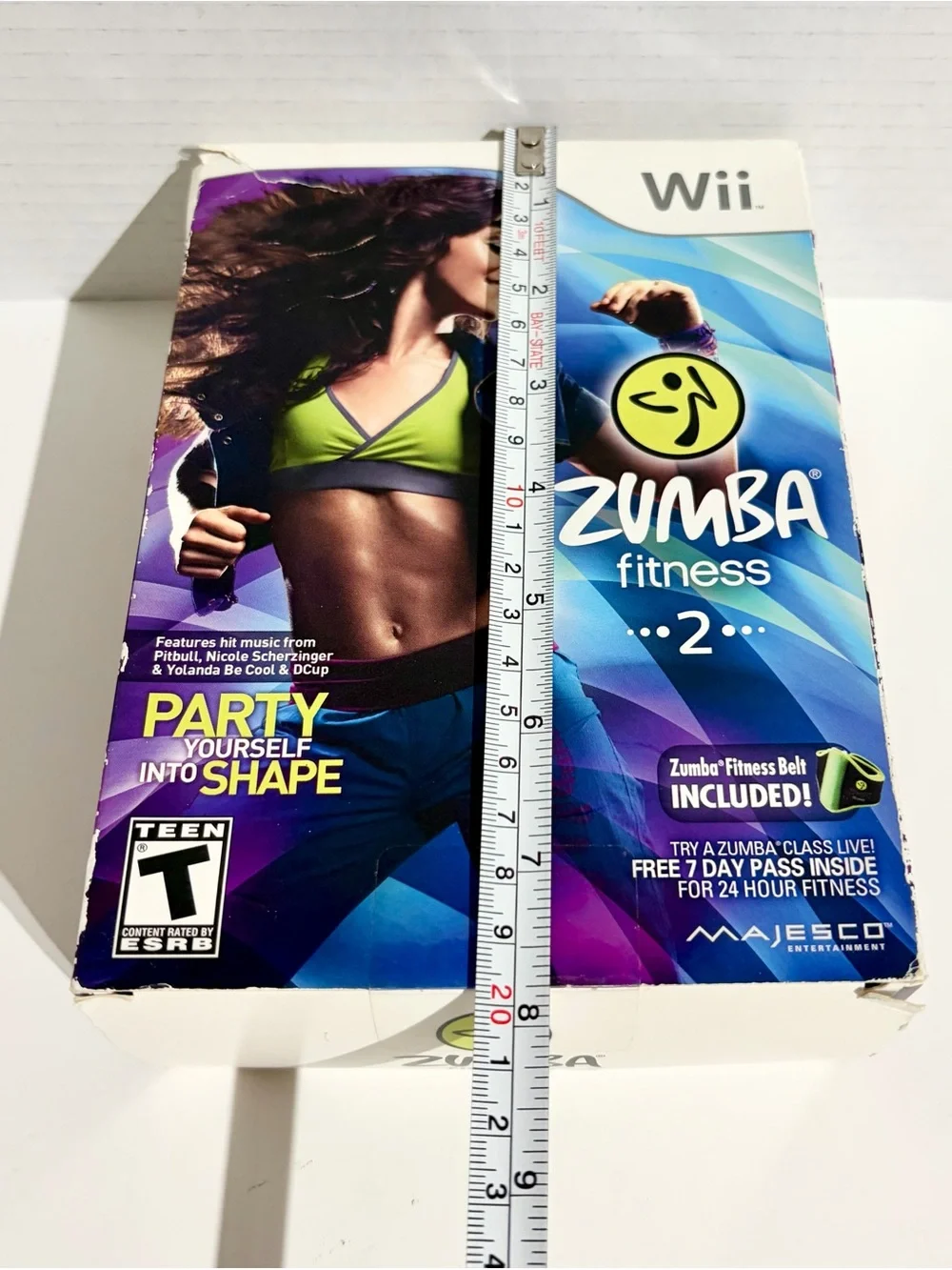 Wii Zumba Fitness 2 With Belt Nintendo 2011 Brand NEW Factory Sealed Tabs NIB